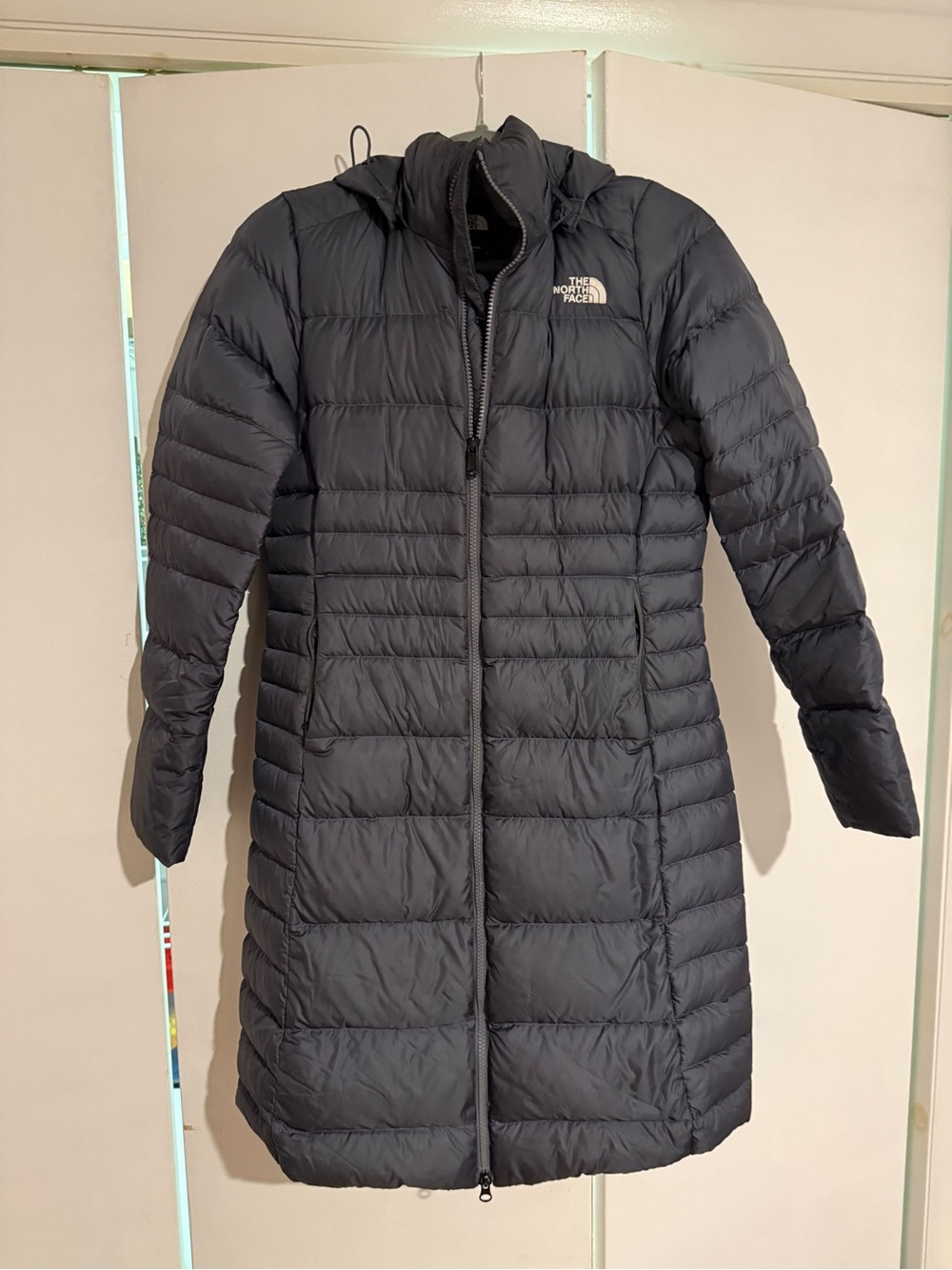 The North Face Women's Long Quilted Puffer Coat — Black